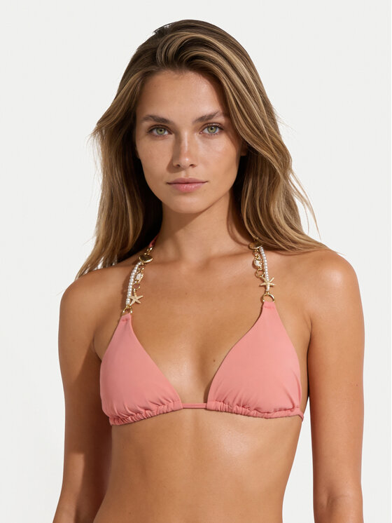Guess Guess Bikini ülemine osa E6GJ00 KF412 Korallivärviline