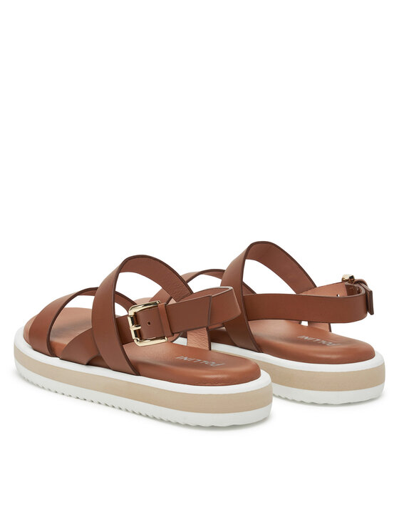 Pollini Pollini Sandały SA16483G0MTC0230 Brązowy