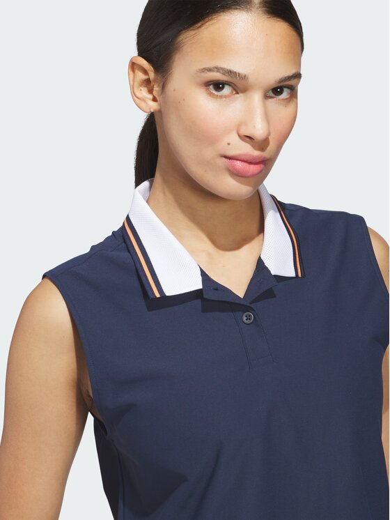 adidas adidas Polo 144109 Błękitny Regular Fit