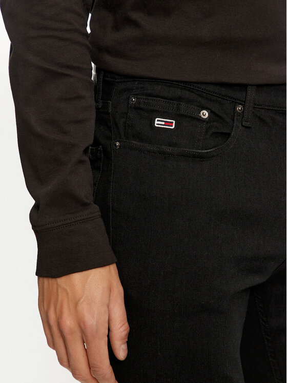Tommy Jeans Tommy Jeans Farmer Austin DM0DM20708 Fekete Slim Fit