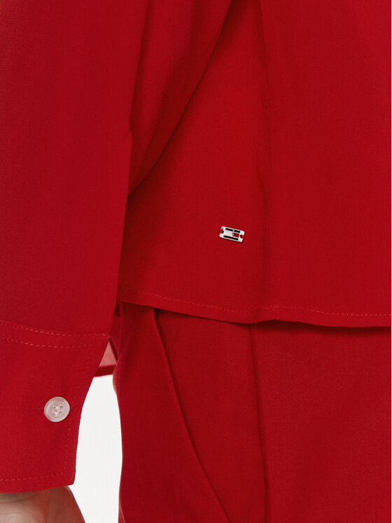Tommy Hilfiger Tommy Hilfiger Blúz WW0WW39665 Narancssárga Relaxed Fit