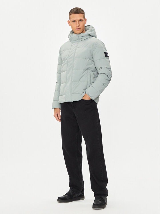 Calvin Klein Jeans Calvin Klein Jeans Žieminė striukė Essential J30J325594 Žalia Regular Fit