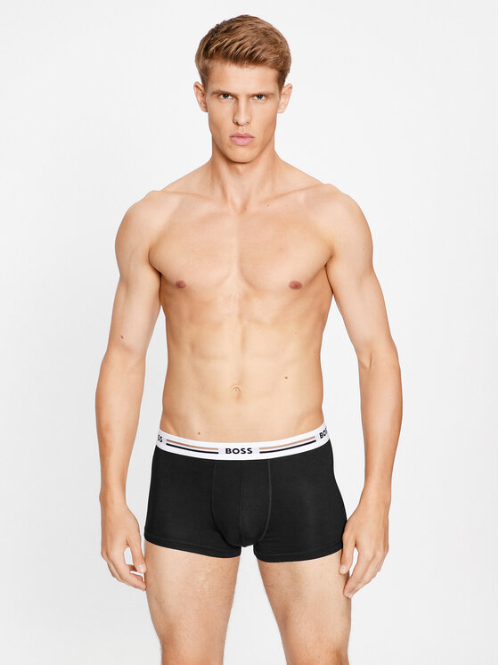 BOSS BOSS Set di boxer Trunk 3P Revive 50492200 Nero