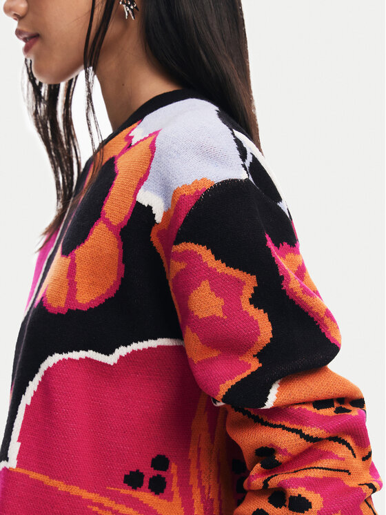Desigual Desigual Sweater Niagara 24WWJF32 Színes Regular Fit