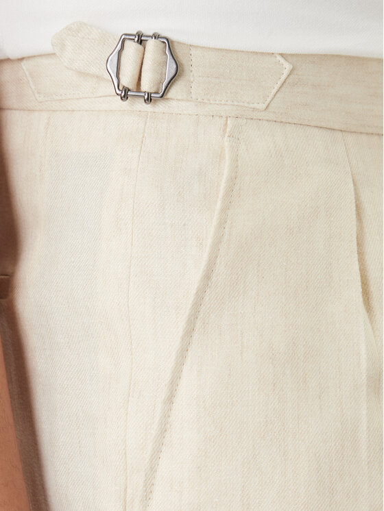 BOSS BOSS Szövet rövidnadrág H-Perin 50561858 Bézs Tapered Fit