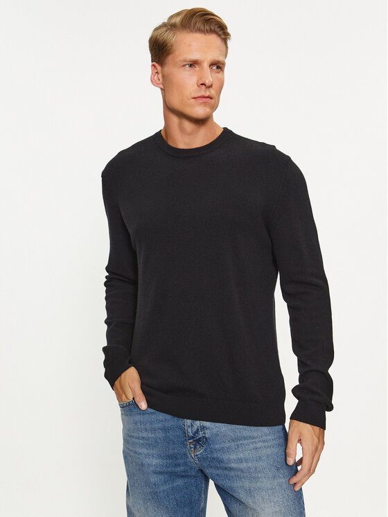 United Colors Of Benetton United Colors Of Benetton Pulover 1002U1G34 Negru Regular Fit
