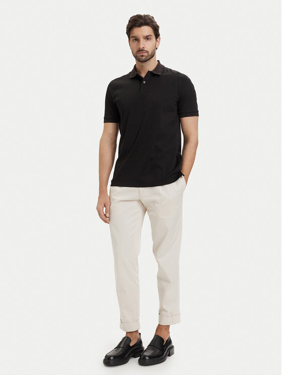 BOSS BOSS Pólóing H-Phillipson 238 50559654 Fekete Regular Fit