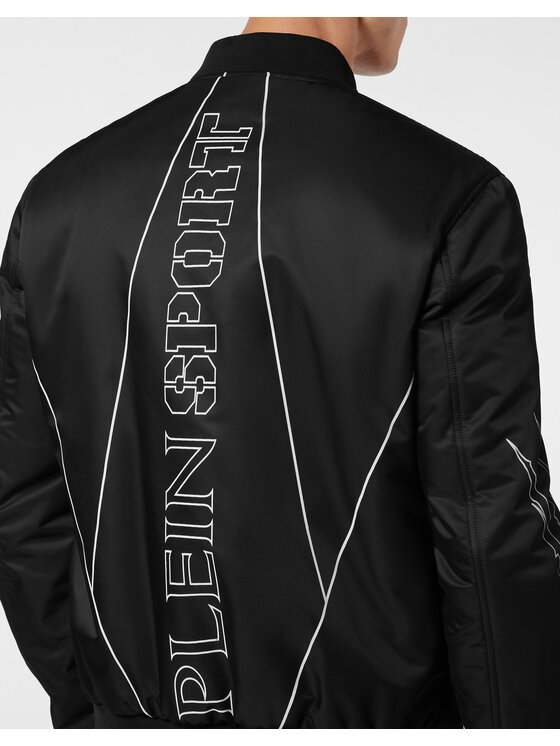 Plein Sport Plein Sport Kurtka bomber 273 Czarny Regular Fit