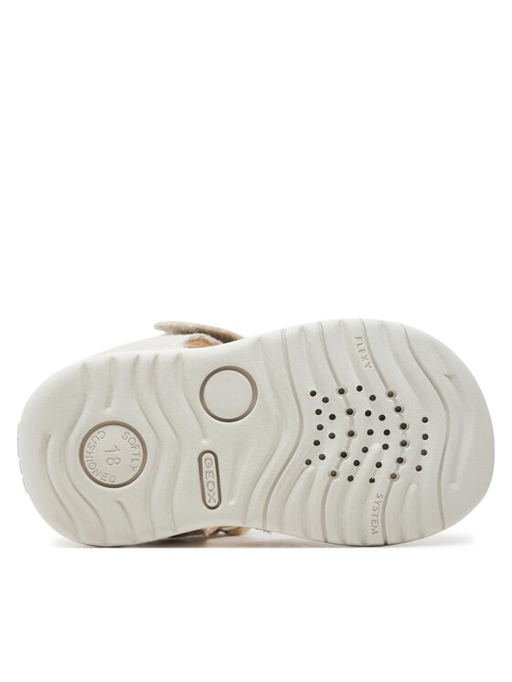 Geox Geox Σανδάλια B Sandal Macchia Gir B254WB 007NF C1Q1N Λευκό