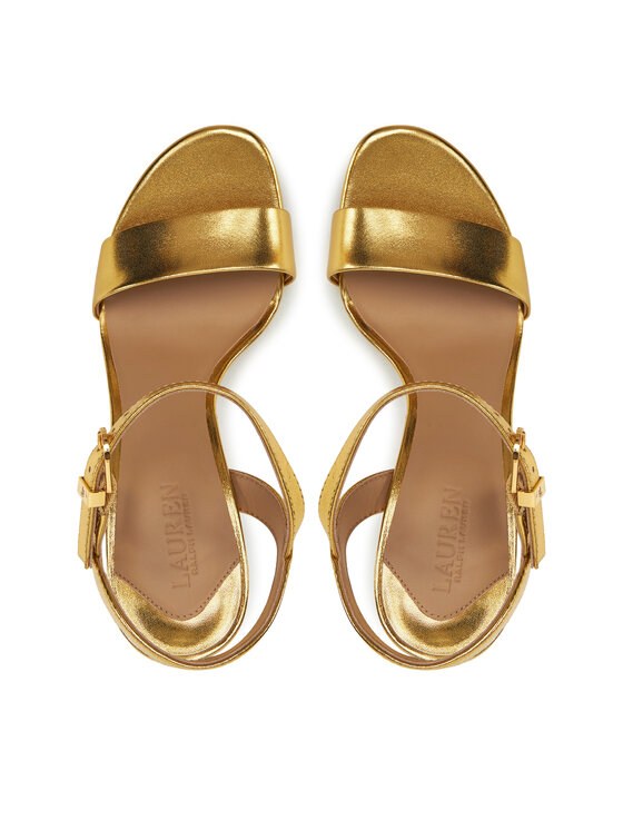 LAUREN RALPH LAUREN LAUREN RALPH LAUREN Sandały 802956289003 Złoty