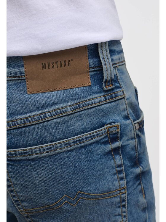 Mustang Mustang Jeansy TRAMPER STRAIGHT Niebieski Straight Fit