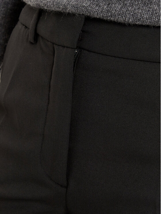 Calvin Klein Calvin Klein Hlače iz tkanine K20K207633 Črna Regular Fit