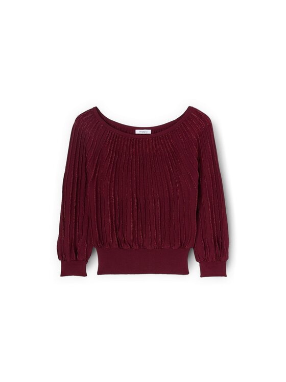 Motivi Motivi Maglione M254W003969N036 Bordeaux Regular Fit