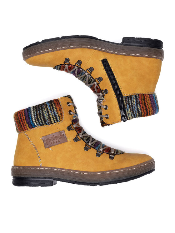 Rieker Rieker Stiefeletten Z6743-68 Gelb
