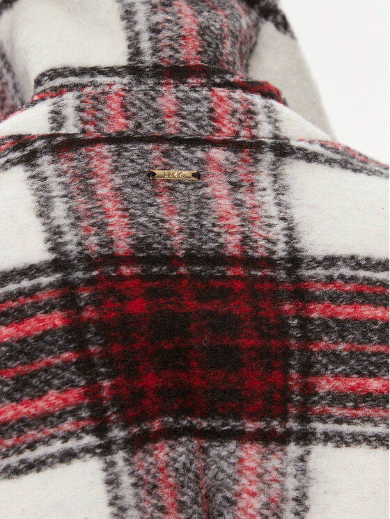 Liu Jo Liu Jo Vlněný kabát MF3122 J4577 Barevná Relaxed Fit