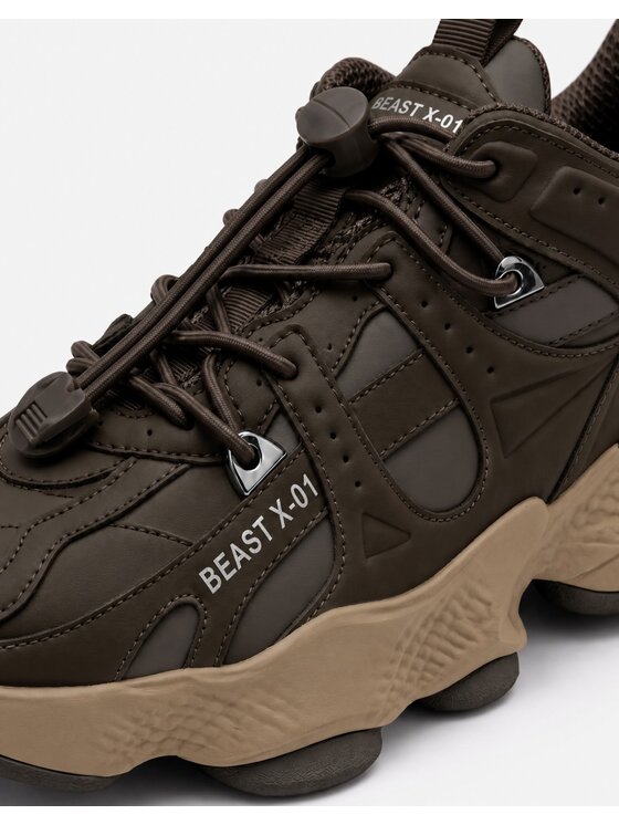 Plein Sport Plein Sport Sneakersy 31534 Hnědá