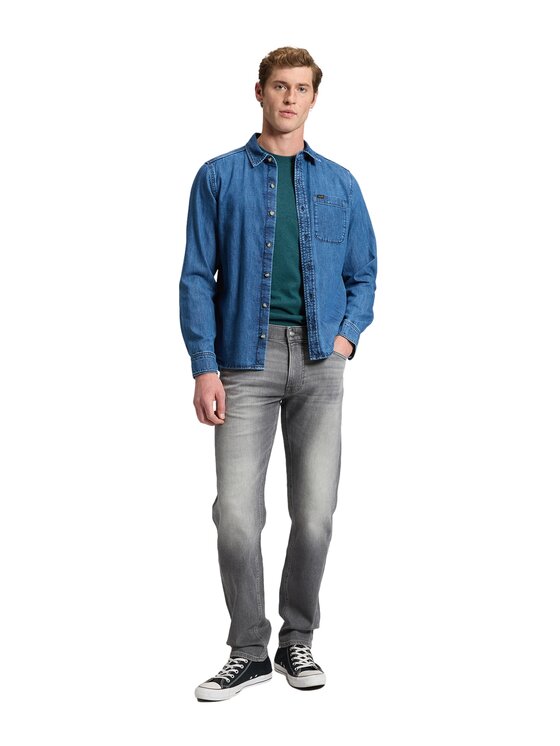 Lee Lee Koszula jeansowa 112386366 Niebieski Regular Fit
