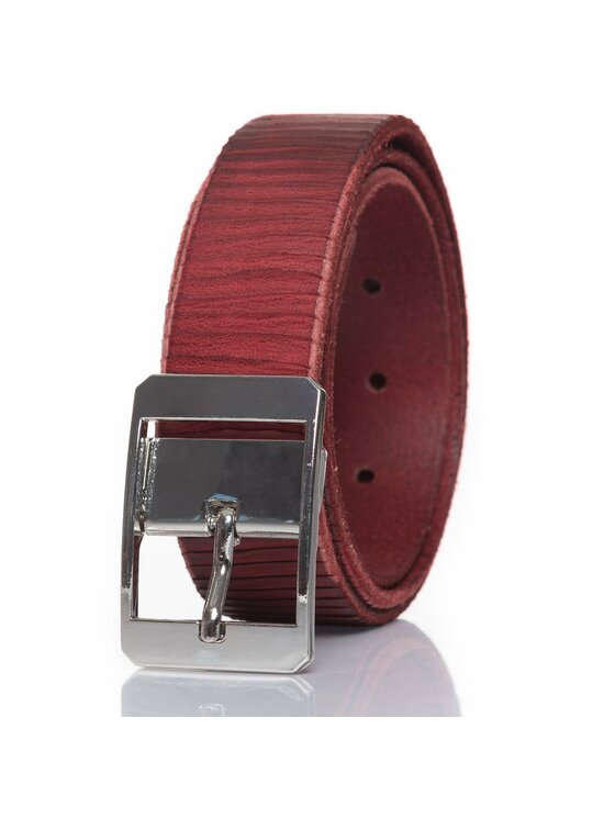 Mustang Mustang Cintura da uomo BELT Rosso