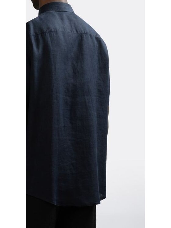 Armani Exchange Armani Exchange Košile 3DZC44 ZN4PZ 15DJ Tmavomodrá Regular Fit