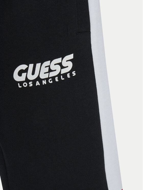 Guess Guess Spodnji del trenirke L5RQ11 KA6R4 Črna Regular Fit