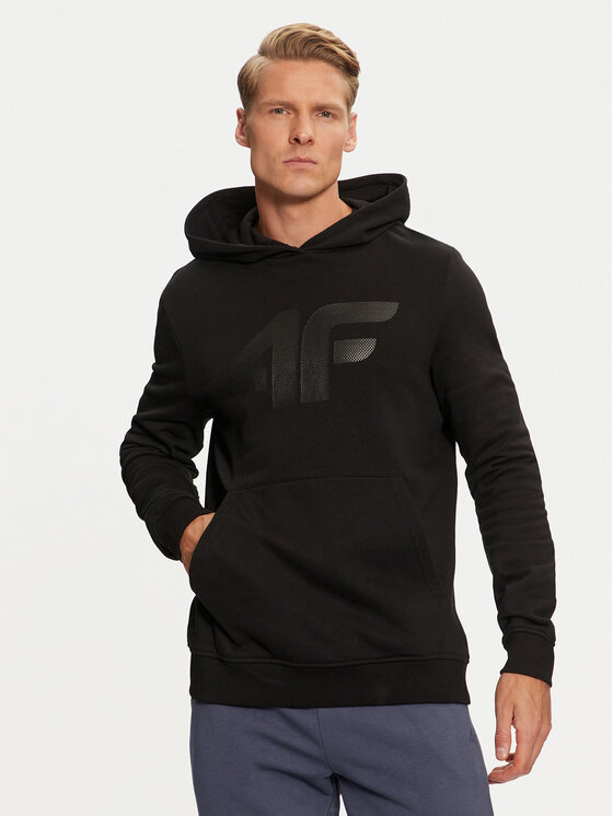 4F 4F Felpa 4FWMM00TSWSM1464 Nero Regular Fit