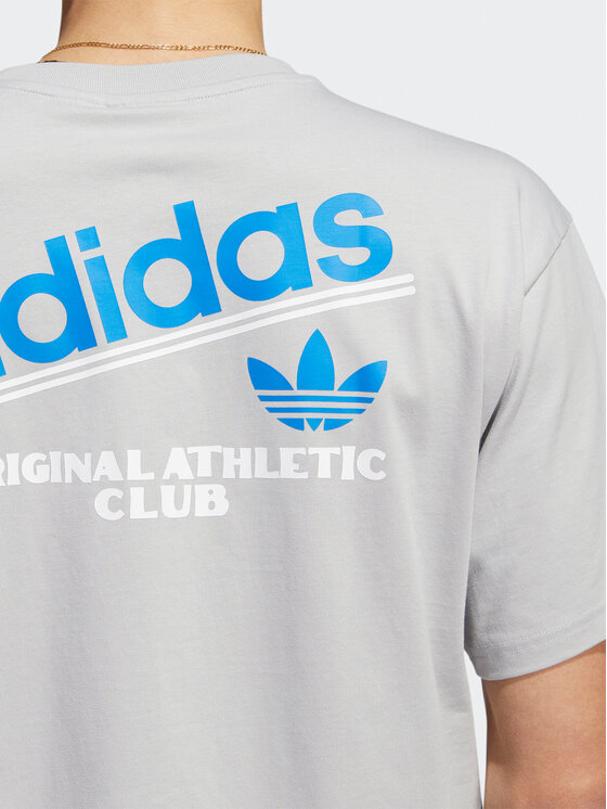 adidas adidas T-Shirt Athletic Club HI2971 Szary Regular Fit