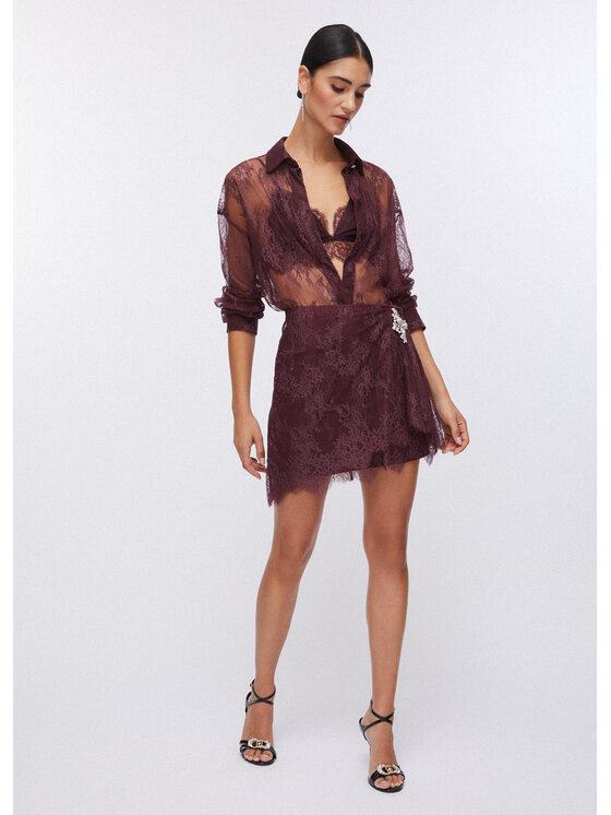 Liu Jo Liu Jo Minigonna PA6056J4961X0744 Marrone Regular Fit