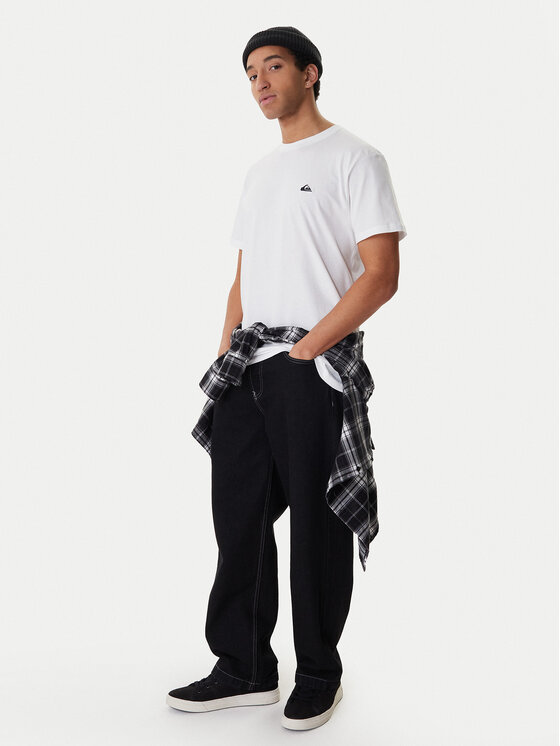 Quiksilver Quiksilver T-krekls EQYZT07711 Balts Regular Fit