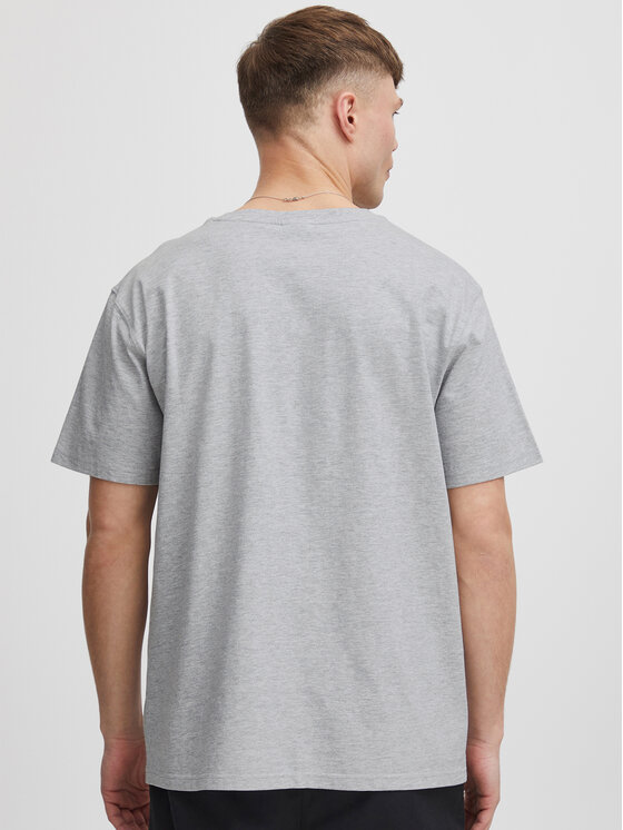 Solid Solid Тишърт 21107872 Сив Regular Fit