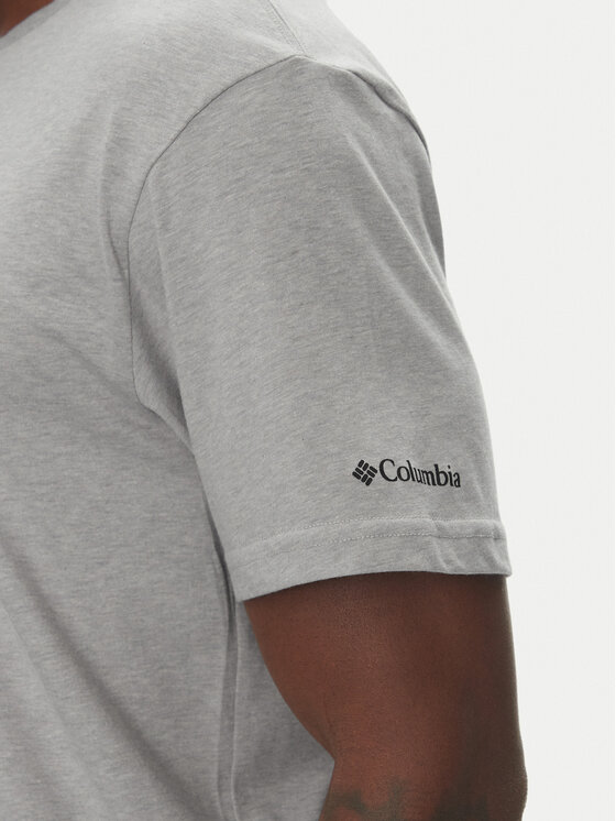 Columbia Columbia Тишърт CSC Basic Logo EM2180 Сив Regular Fit