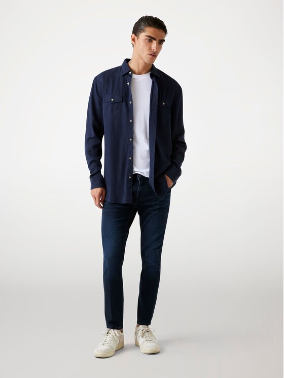 Guess Guess Jeansy 177665 Niebieski Skinny Fit