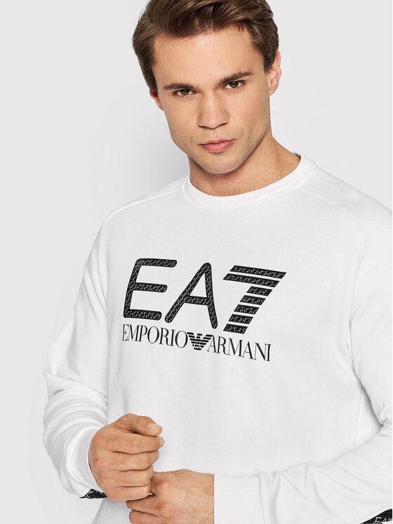 Felpa 3LPM54 PJEQZ 1100 Bianco Regular Fit