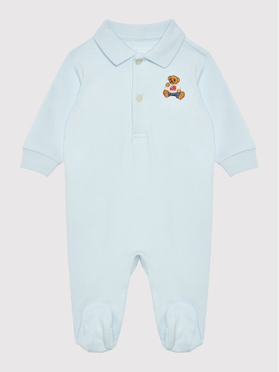 Polo Ralph Lauren Grenouillere 320685653001 Bleu Regular Fit Modivo