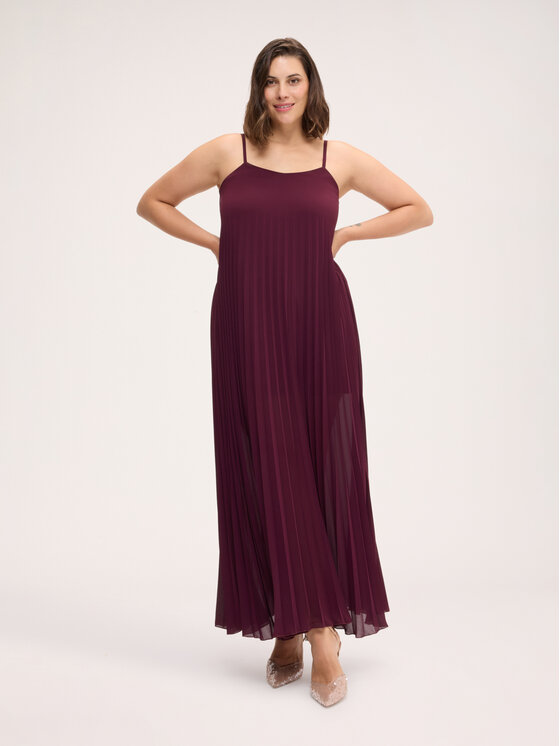 Fiorella Rubino Fiorella Rubino Sukienka wieczorowa 7025L001324N036 Bordowy Regular Fit