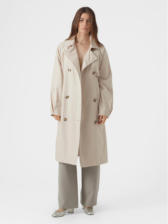 Vero Moda Vero Moda Viharkabát Doreen 10301287 Ekru Regular Fit