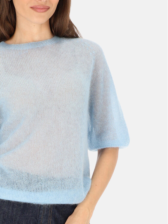 L’AF L’AF Sweter Era Błękitny Reglan Fit