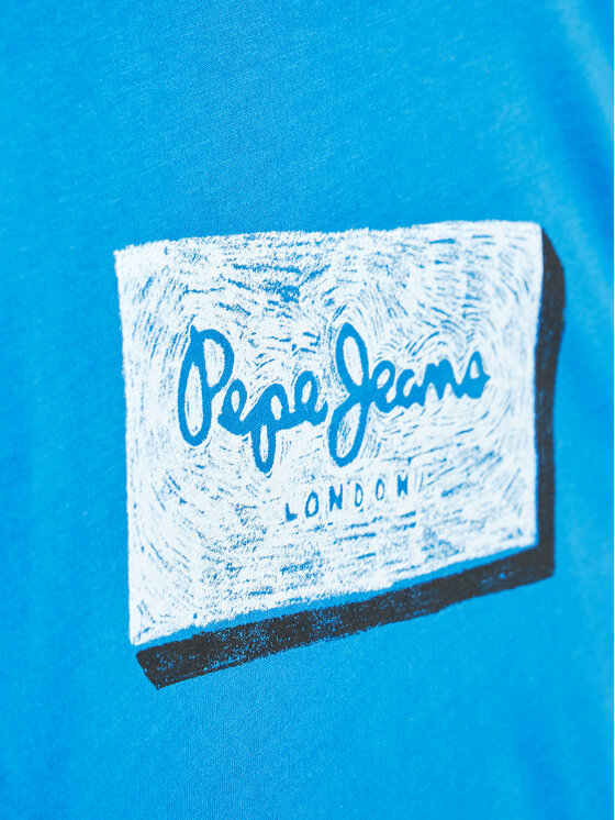 Pepe Jeans Pepe Jeans Halenka Asier PB503195 Modrá Regular Fit