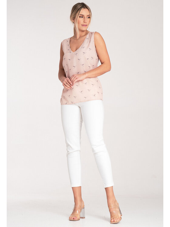 FIGL FIGL Halenka M1076 Růžová Regular Fit