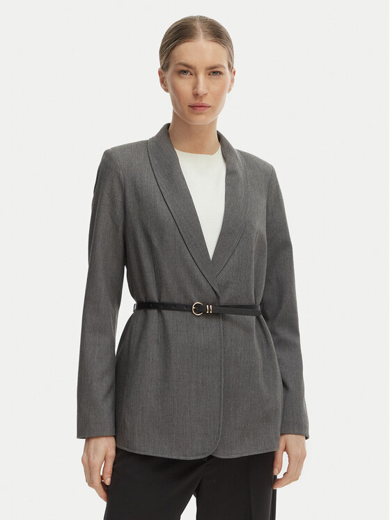 Vero Moda Vero Moda Sako Tahia 10339989 Šedá Regular Fit