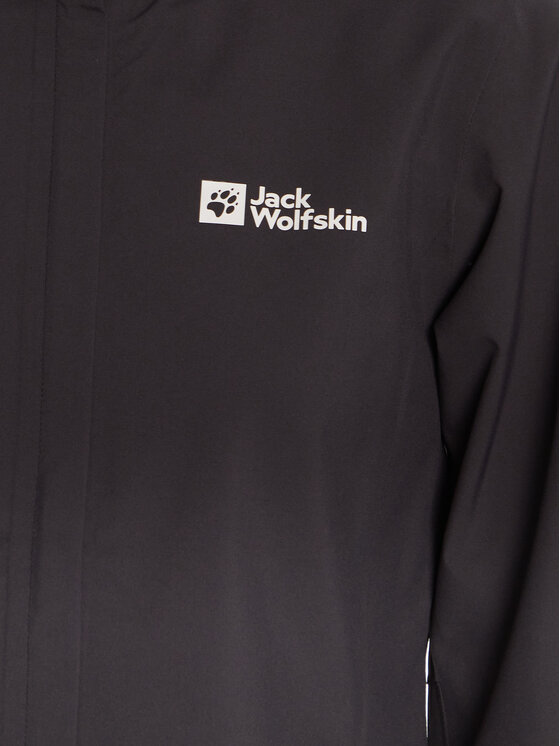 Jack Wolfskin Jack Wolfskin Outdoorová bunda Trailtime 2l A63902 Černá Regular Fit