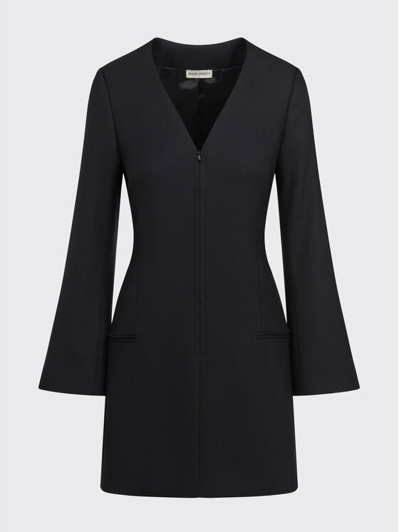 MARI PRETI MARI PRETI Abito da cocktail Charm Nero Regular Fit