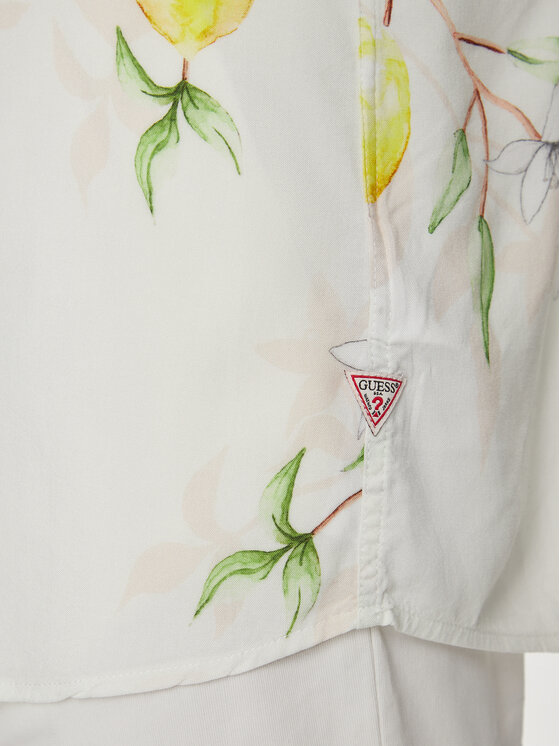 Guess Guess Camicia M4GH59 WD4Z2 Bianco Slim Fit