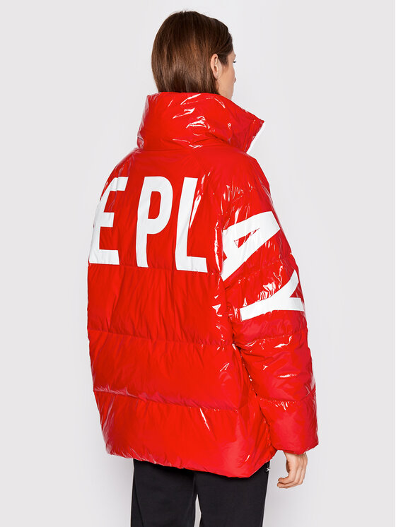 Ice Play Ice Play Geacă din puf 22I U2M0 J011 6403 4448 Roșu Relaxed Fit