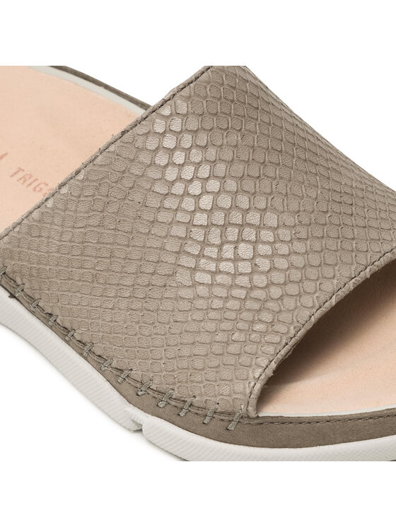 Clarks Mules sandales de bain Tri Slide 261488194 Gris Modivo