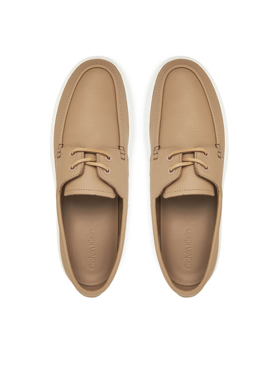 Calvin Klein Calvin Klein Mokasinke Hybrid Lace Up Boat Lth HM0HM01812 Smeđa
