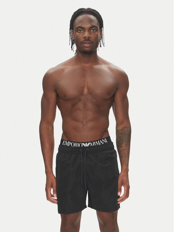 Emporio Armani Emporio Armani Badeshorts EM000686 AF12329 MC117 Schwarz Regular Fit