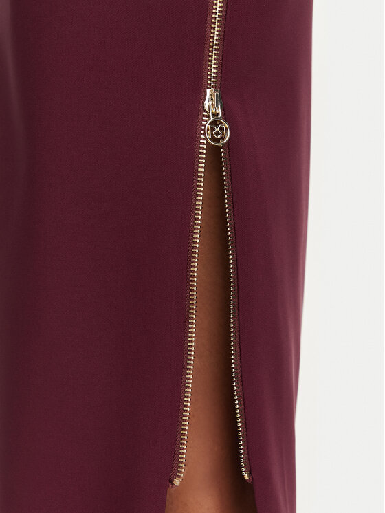 Rinascimento Rinascimento Ravno krilo CFC0130146003 Bordo rdeča Slim Fit