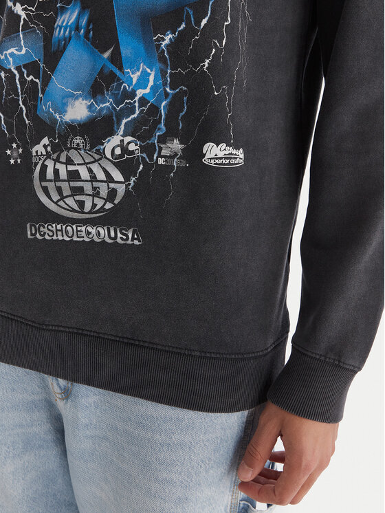 DC Shoes DC Shoes Світшот Skull Shock Crew EDYSF03251 Сірий Regular Fit
