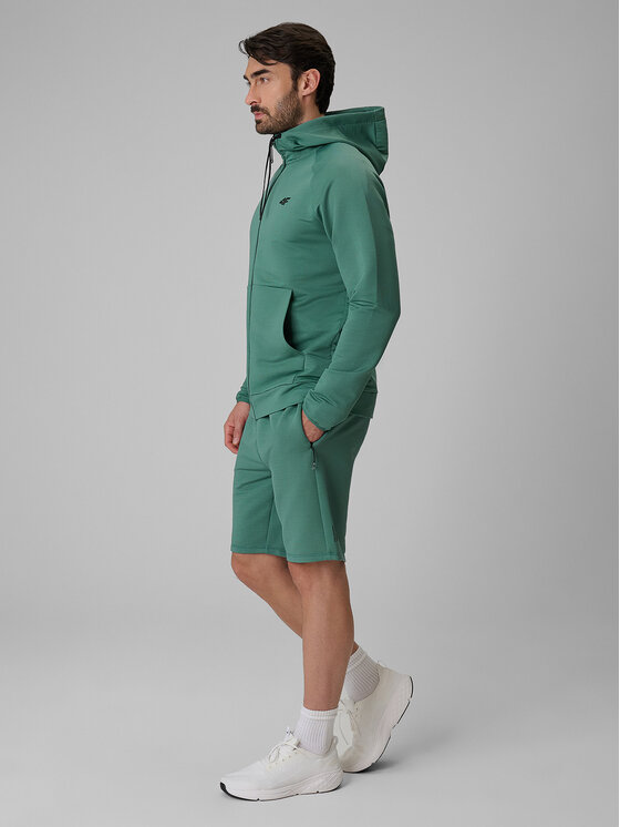 4F 4F Szorty sportowe NO LIMITS Zielony Regular Fit