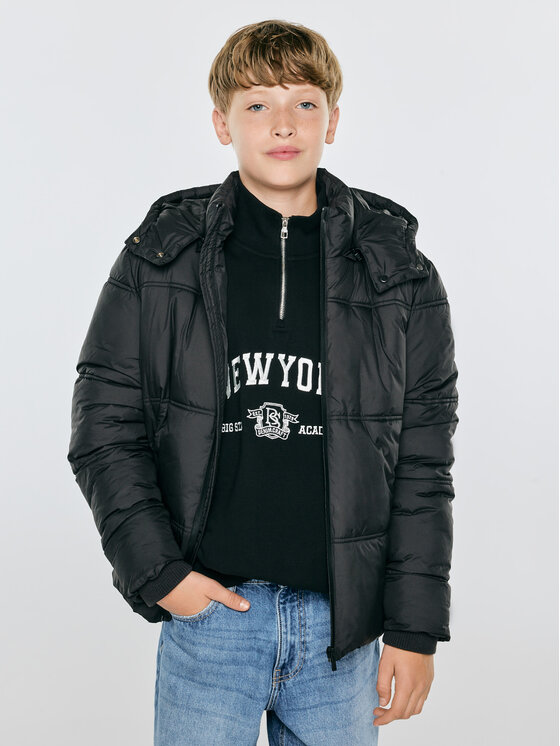 BIG STAR BIG STAR Kurtka zimowa DIGI Czarny Basic Fit